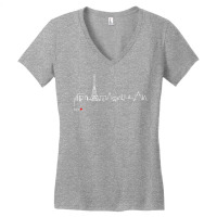 Paris Eiffel Tower Panorama Souvenir T Shirt Women's V-neck T-shirt | Artistshot