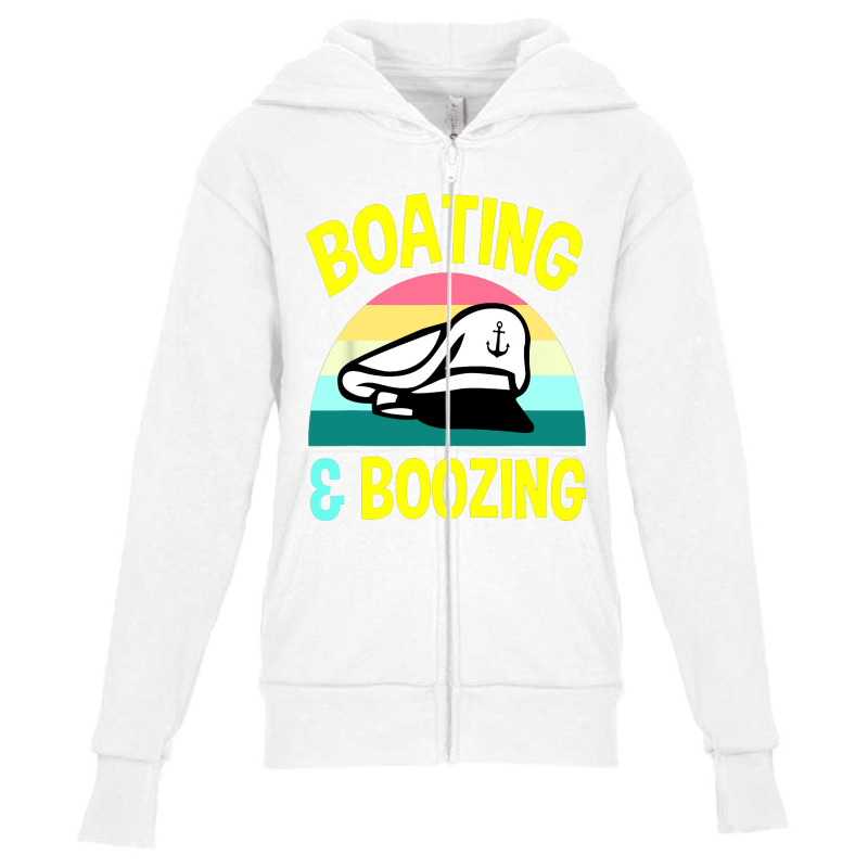 Boat Captain Youth Zipper Hoodie | Artistshot