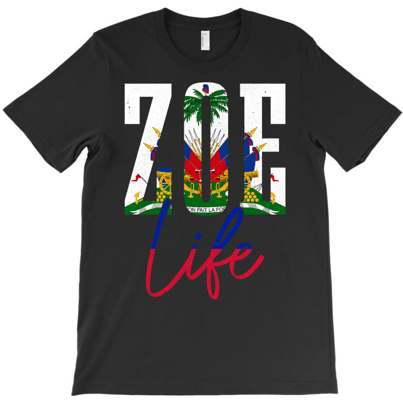 Haiti Flag Zoe Haitian Life Pride Vintage Haiti Pullover Hoodie T-shirt | Artistshot