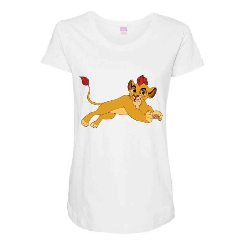 Lion King Maternity Scoop Neck T-shirt by nanadesi | Artistshot