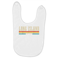 Long Island Ny New York Pride Vintage Long Island T Shirt Baby Bibs | Artistshot