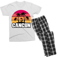 Cancun Mexico Men's T-shirt Pajama Set | Artistshot