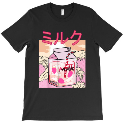 Strawberry Milk T-shirt Designed By Adam Smith