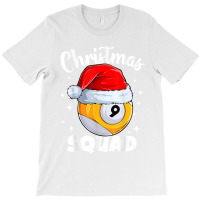 Billiards 9 Ball Christmas Squad Pool Balls Billiard Player T Shirt T-shirt | Artistshot