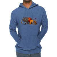 The Lion And Family Lightweight Hoodie | Artistshot