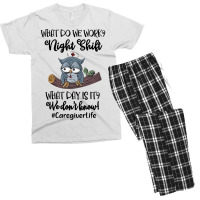 Night Shift Caregiver T Shirt Men's T-shirt Pajama Set | Artistshot