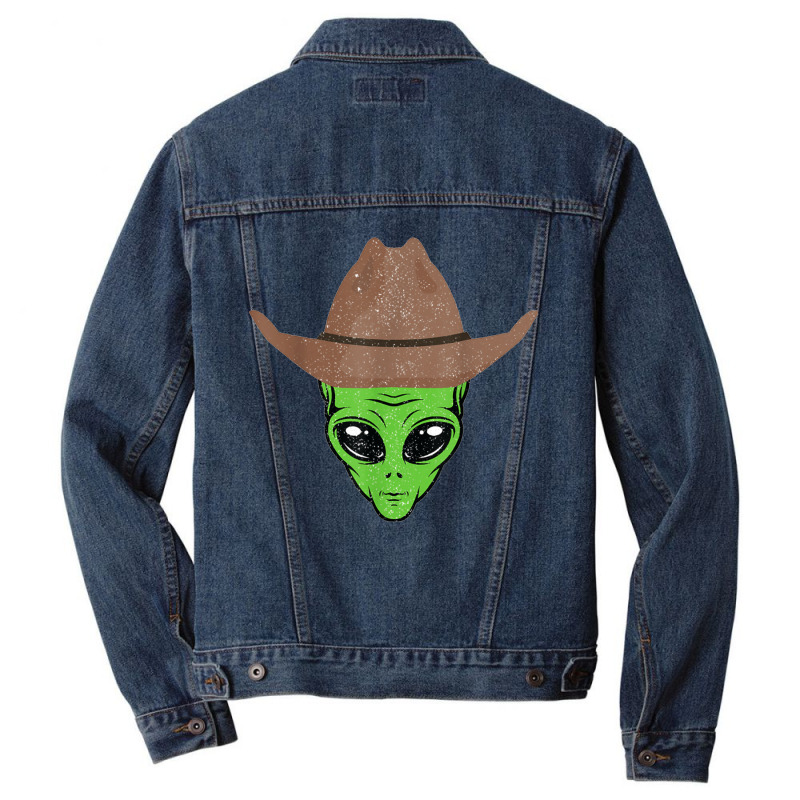 Cowboy Hat Funny Men Denim Jacket | Artistshot