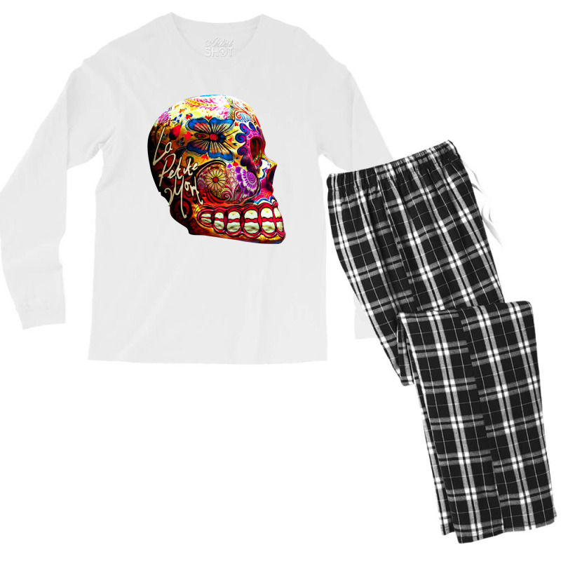 Little Death Petite Colorfull Men's Long Sleeve Pajama Set | Artistshot