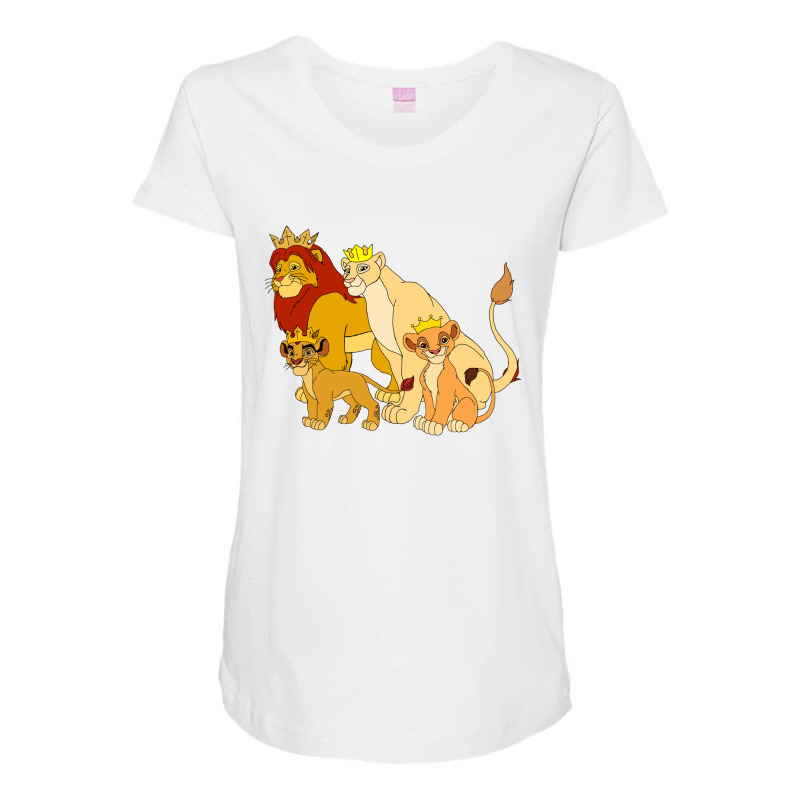 The Lion King Maternity Scoop Neck T-shirt by nanadesi | Artistshot