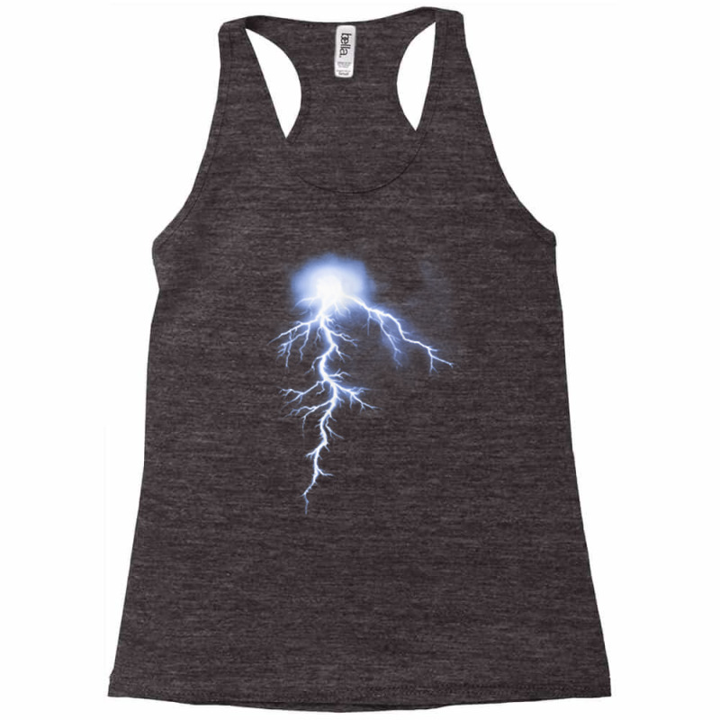 Lightning Strikes Thunder Graphic Flash Firebolt Bolt T Shirt Racerback Tank by juleakuehneman | Artistshot