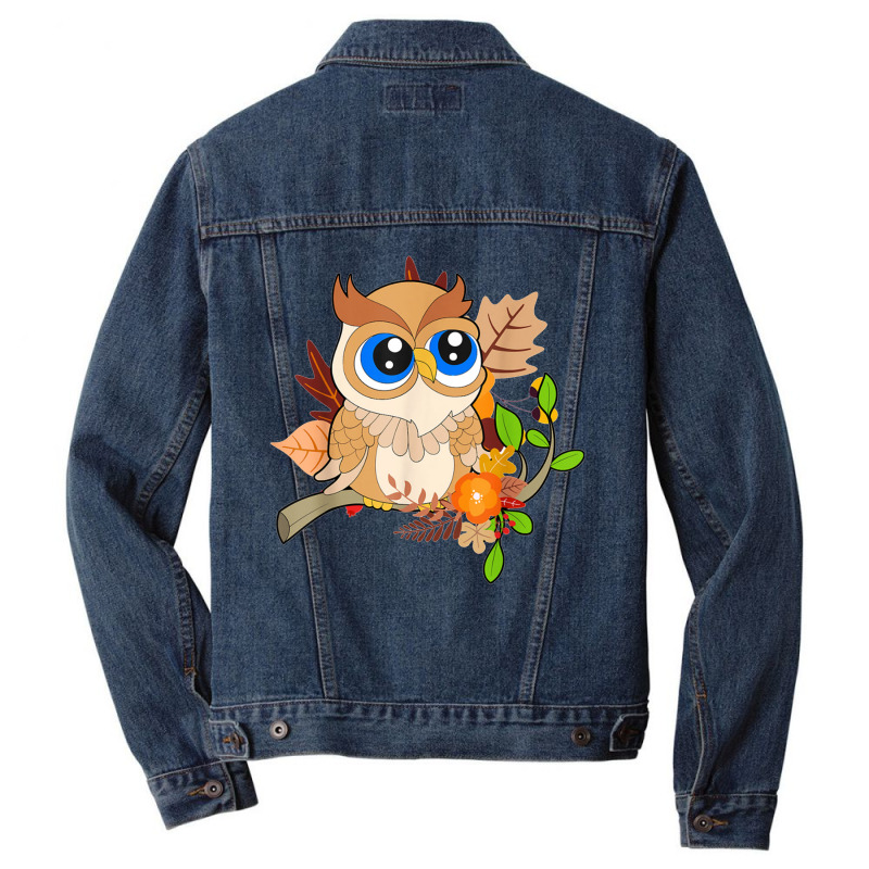 Cute Forest Bird Men Denim Jacket | Artistshot