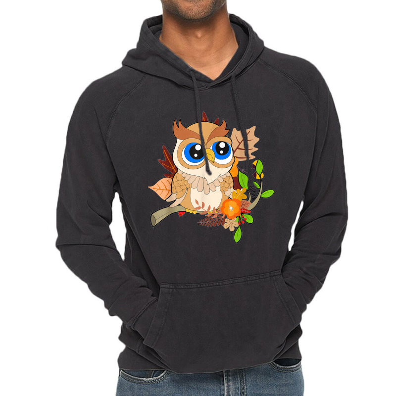 Cute Forest Bird Vintage Hoodie | Artistshot