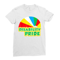 Disability Pride Flag July Disabled Pride Month T Shirt Ladies Fitted T-shirt | Artistshot