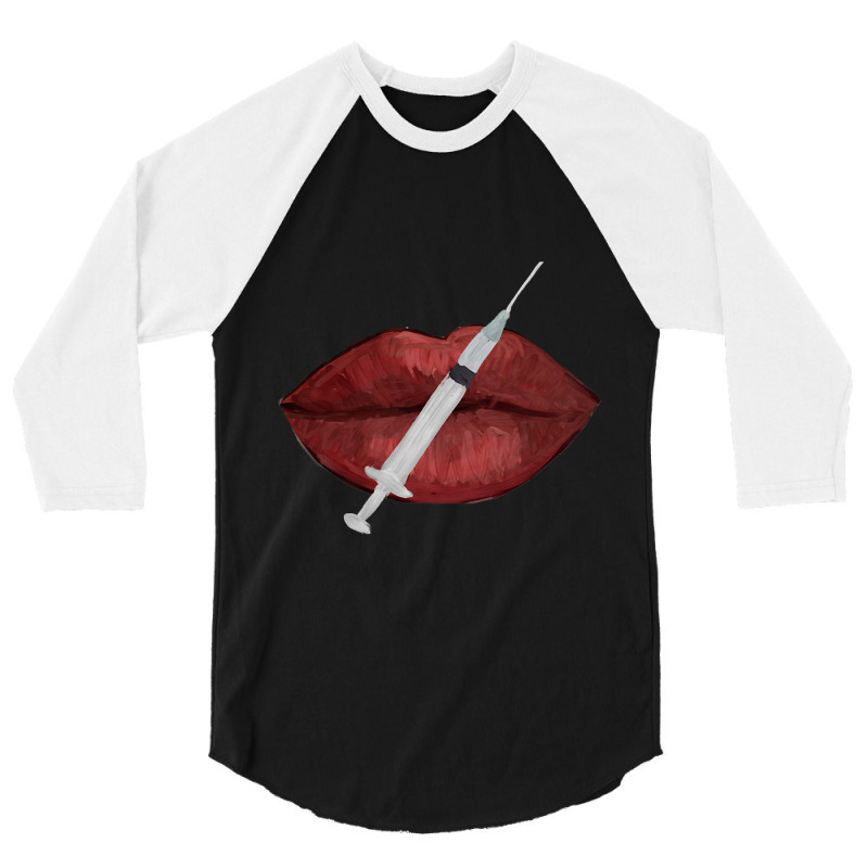 Nurse Injector Lip Filler Injections Cosmetics Tee 3/4 Sleeve Shirt | Artistshot