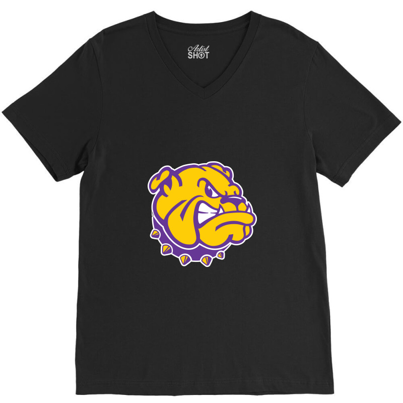 Western-illinois-leathernecks V-neck Tee | Artistshot