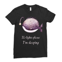 Anglerfish Light Darkness T  Shirt Anglerfish   No Light's Please T  S Ladies Fitted T-shirt | Artistshot