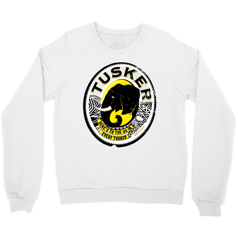 Distressed Tuskers Crewneck Sweatshirt by JenniferMoquin | Artistshot