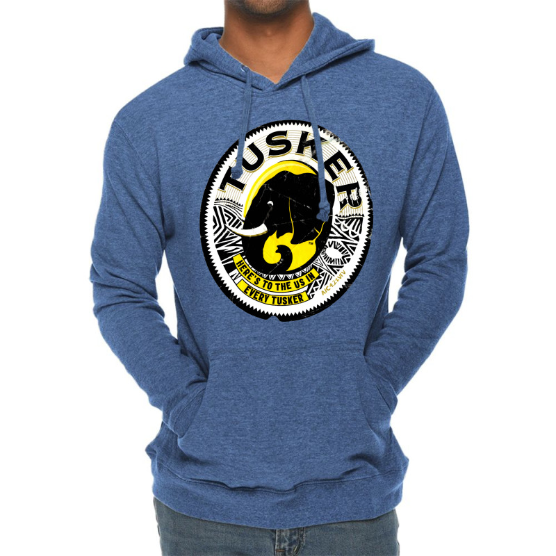 Distressed Tuskers Lightweight Hoodie by JenniferMoquin | Artistshot