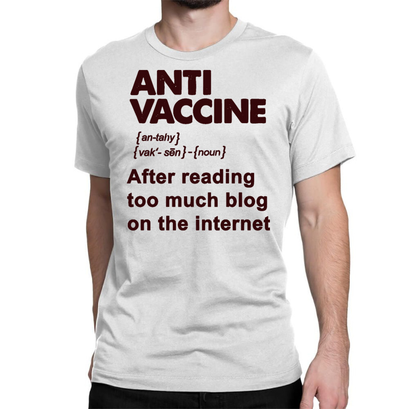 Anti Vaccine Classic T-shirt by nanadesi | Artistshot