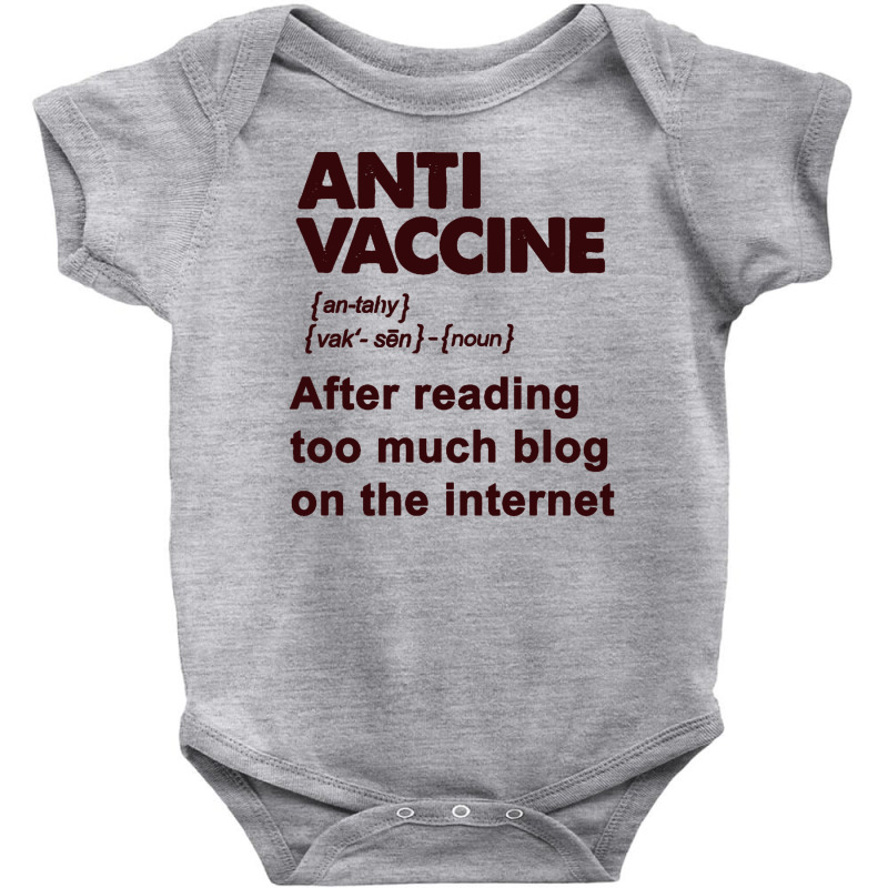 Anti Vaccine Baby Bodysuit by nanadesi | Artistshot