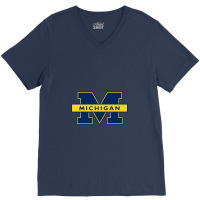 Wolverines-michigan V-neck Tee | Artistshot