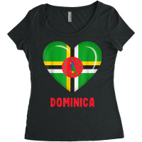 Dominica Flag Shirt Dominican T Shirt Women's Triblend Scoop T-shirt | Artistshot