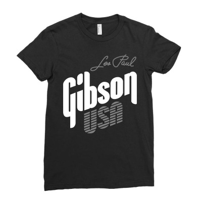 Gibson Les Paul Ladies Fitted T-shirt Designed By Luisother