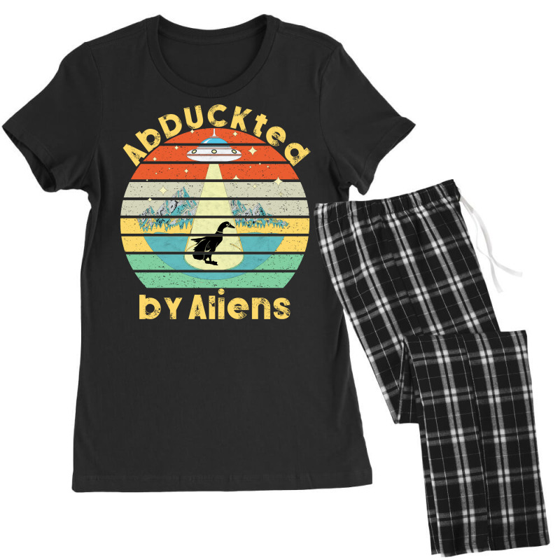 Abduckted By Aliens Vintage Sunset Women's Pajamas Set by Qudkin | Artistshot