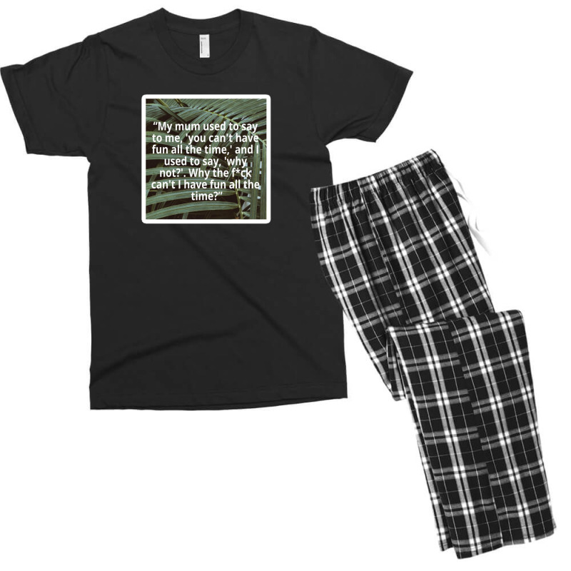 More Self Love Minimal 1094 Men's T-shirt Pajama Set by humairaart | Artistshot