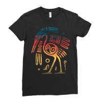 Aztec T  Shirt Aztec Mayan Art Ostrich Bird Incan T  Shirt Ladies Fitted T-shirt | Artistshot