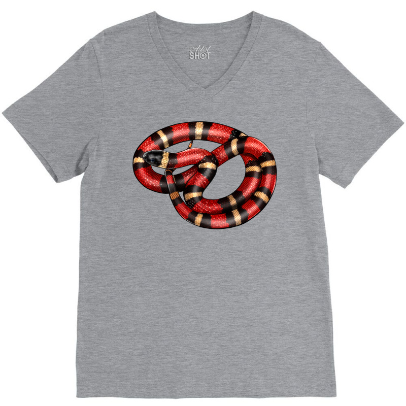 Milk Snake V-Neck Tee by LillyAllenDesigns | Artistshot