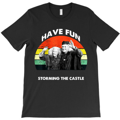 Bride Have Fun Storming The Castle T-shirt Designed By Adam Smith