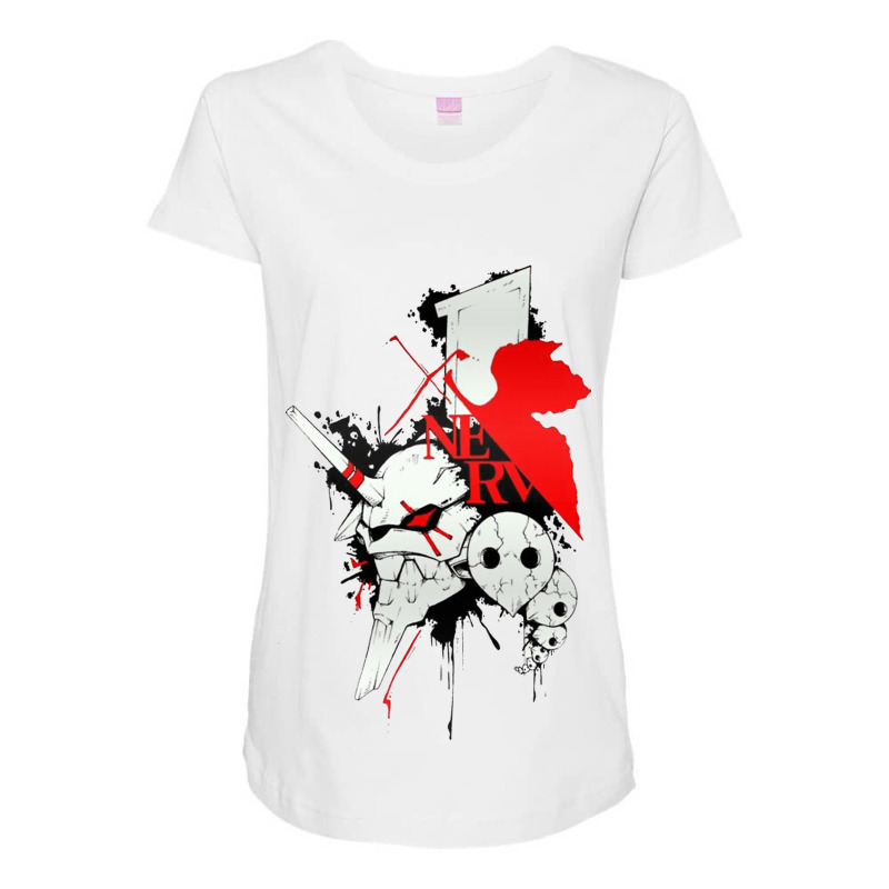 Neon Genesis Anime Maternity Scoop Neck T-shirt by dhini ramadani | Artistshot