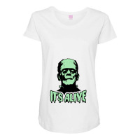 Frankenstein Monster It's Alive Maternity Scoop Neck T-shirt | Artistshot