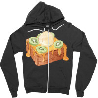 Brick Toast Bread Lover T  Shirt Honey Bread Brick Toast Topped With K Zipper Hoodie | Artistshot