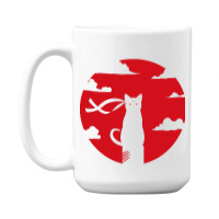 Ninja Cat 15 Oz Coffee Mug | Artistshot