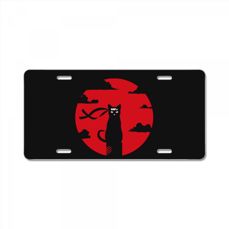 Ninja Cat License Plate | Artistshot