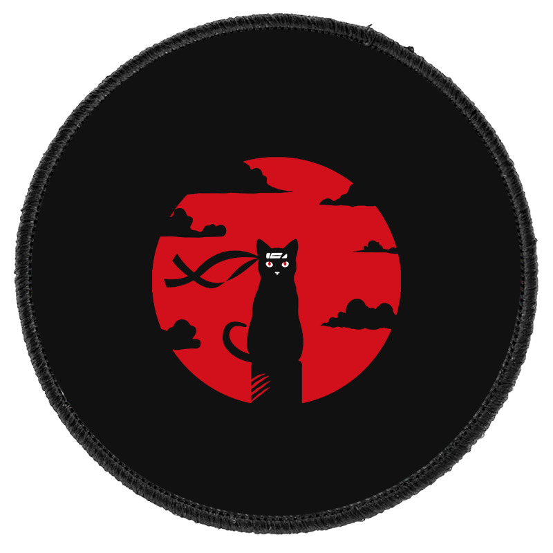 Ninja Cat Round Patch | Artistshot