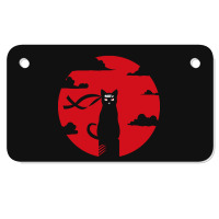 Ninja Cat Motorcycle License Plate | Artistshot