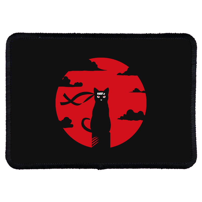 Ninja Cat Rectangle Patch | Artistshot