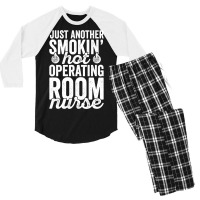 Operating Room Nurse Shirt For Or Nurse National Nurses Day Men's 3/4 Sleeve Pajama Set | Artistshot