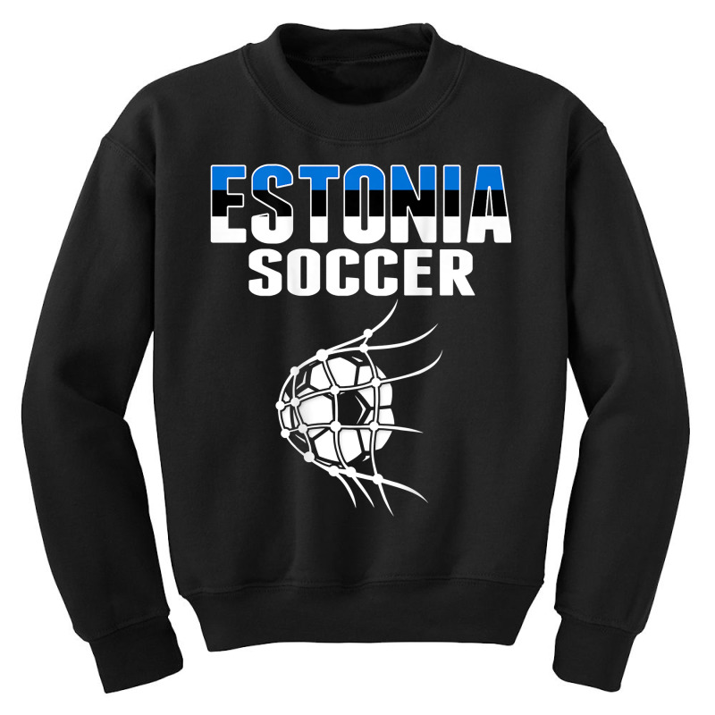 Estonia Soccer Fans Jersey   Support Estonian Football Team T Shirt Youth Sweatshirt | Artistshot