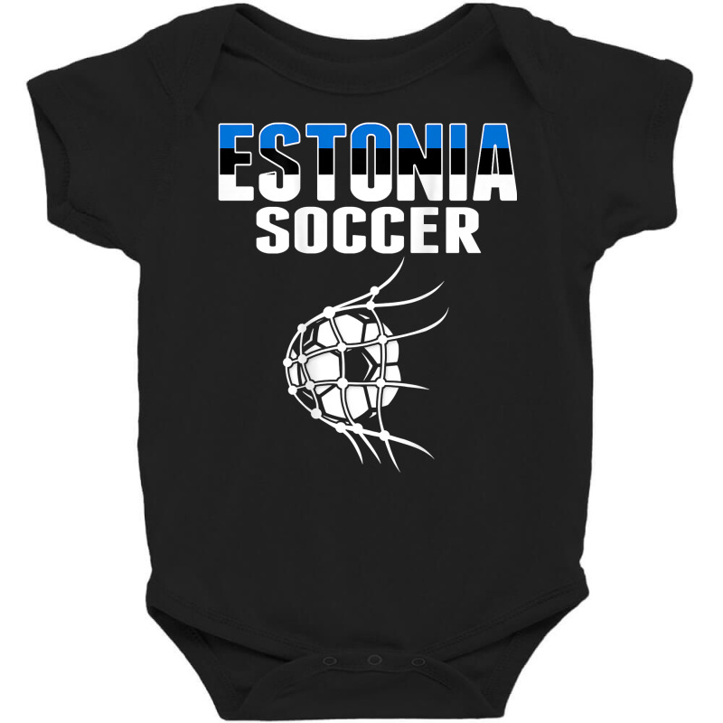 Estonia Soccer Fans Jersey   Support Estonian Football Team T Shirt Baby Bodysuit | Artistshot