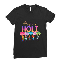 Happy Holi Festival Of Colors Ladies Fitted T-shirt | Artistshot