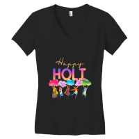 Happy Holi Festival Of Colors Women's V-neck T-shirt | Artistshot