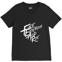 Papa Roach Face Everything And Rise V-neck Tee | Artistshot