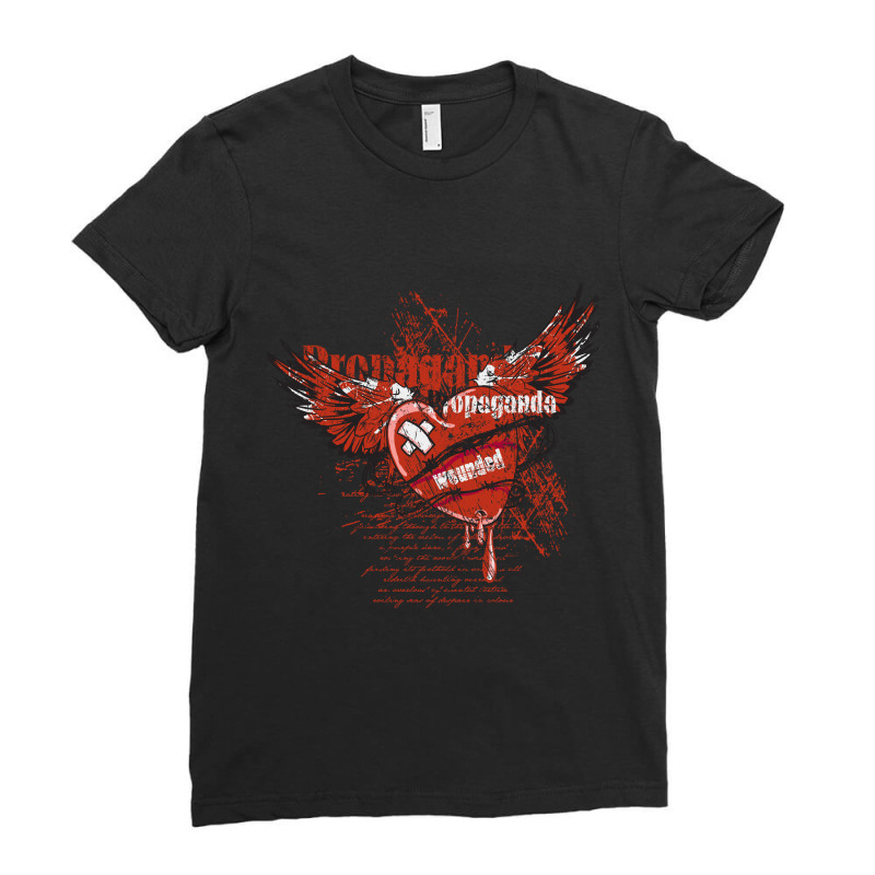 Propaganda T-shirt Ladies Fitted T-Shirt by trokeryth | Artistshot