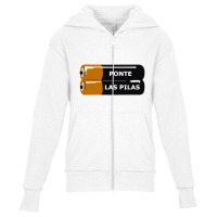 Ponte Las Pilas Youth Zipper Hoodie | Artistshot