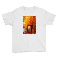 Tardis Art Painting Youth Tee | Artistshot