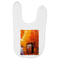 Tardis Art Painting Baby Bibs | Artistshot